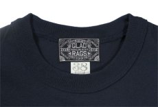 画像3: ’BO’S GLAD RAGS [Mid 1960s Printed Tee Shirt OKEY-DOKEY GARAGE, SANTA CRUZ Part2 “THIS WHEEL’S ON FIRE” Navy size.M,L] (3)
