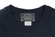 画像3: ’BO’S GLAD RAGS [Mid 1960s Printed Tee Shirt OKEY-DOKEY GARAGE, SANTA CRUZ Part2 “THIS WHEEL’S ON FIRE” Navy size.L] (3)