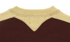 画像4: FREEWHEELERS & CO. ["USAAF 90TH BG 320TH BSQ JOLLY ROGER" ATHLETIC SWEAT SHIRT #2434011 OLD BROWN×DRY BEIGE size.36,42,44] (4)