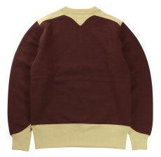 画像2: FREEWHEELERS & CO. ["USAAF 90TH BG 320TH BSQ JOLLY ROGER" ATHLETIC SWEAT SHIRT #2434011 OLD BROWN×DRY BEIGE size.36,42,44] (2)