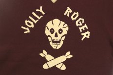 画像6: FREEWHEELERS & CO. ["USAAF 90TH BG 320TH BSQ JOLLY ROGER" ATHLETIC SWEAT SHIRT #2434011 OLD BROWN×DRY BEIGE size.36,42,44] (6)