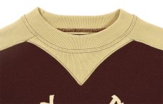画像3: FREEWHEELERS & CO. ["USAAF 90TH BG 320TH BSQ JOLLY ROGER" ATHLETIC SWEAT SHIRT #2434011 OLD BROWN×DRY BEIGE size.36,42,44] (3)