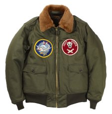 画像1: FREEWHEELERS & CO. ["V8 FLAT OUT" HOT RODDER CUSTOM on USAAF 90TH BG 320TH BSQ TYPE B-10 #2431011 DARK OLIVE size.38,40,44] (1)