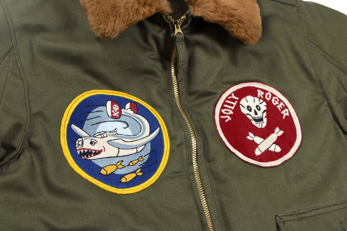 画像8: FREEWHEELERS & CO. ["V8 FLAT OUT" HOT RODDER CUSTOM on USAAF 90TH BG 320TH BSQ TYPE B-10 #2431011 DARK OLIVE size.38,40] (8)