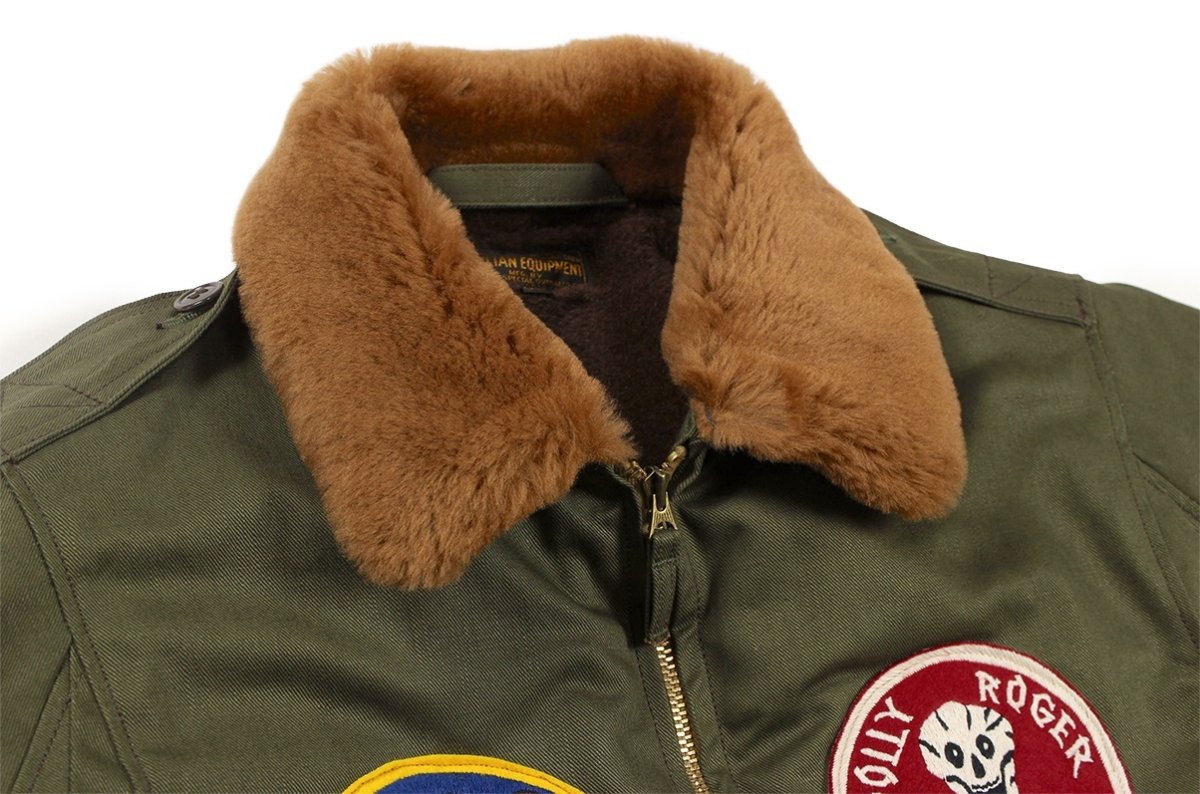 画像4: FREEWHEELERS & CO. ["V8 FLAT OUT" HOT RODDER CUSTOM on USAAF 90TH BG 320TH BSQ TYPE B-10 #2431011 DARK OLIVE size.38,40] (4)