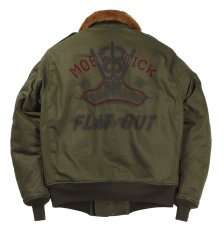 画像2: FREEWHEELERS & CO. ["V8 FLAT OUT" HOT RODDER CUSTOM on USAAF 90TH BG 320TH BSQ TYPE B-10 #2431011 DARK OLIVE size.38,40,44] (2)
