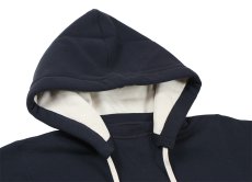 画像3: FREEWHEELERS & CO. ["AFTER HOODED SWEAT SHIRT SET-IN SLEEVE" SPECIAL HEAVY WEIGHT #2434010 JET NAVY×DRY CREAM size.46] (3)