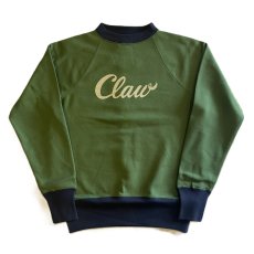 画像1: FREEWHEELERS & CO. ["THE LURE WITH THE CLAW" RAGLAN SLEEVE SWEAT SHIRT #2534002 YELLOW GREEN×OLD NAVY size.36,38,40,42,44,46] (1)