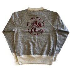 画像2: FREEWHEELERS & CO. ["THE LURE WITH THE CLAW" RAGLAN SLEEVE SWEAT SHIRT #2534001 MIX GRAY×OATMEAL size.36,38,40,42,44,46] (2)