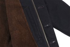 画像5: FREEWHEELERS & CO. ["KNUCKLE BONES" on "AAF 90thBG 400thBSQ" CIVILIAN DECK JACKET #2531004 DARK NAVY size.34,36,38,40,42,44] (5)