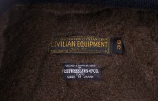 画像4: FREEWHEELERS & CO. ["KNUCKLE BONES" on "AAF 90thBG 400thBSQ" CIVILIAN DECK JACKET #2531004 DARK NAVY size.34,36,38,40,42,44] (4)