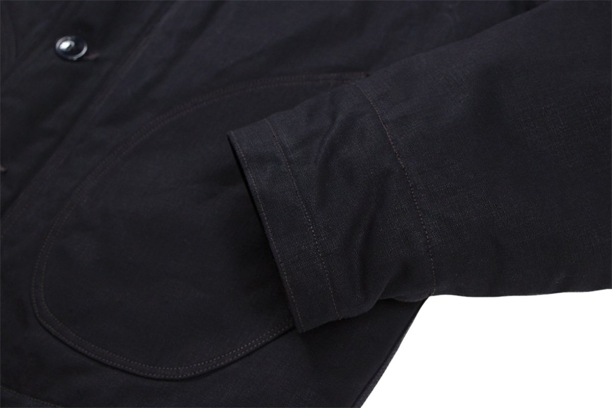 画像14: FREEWHEELERS & CO. ["KNUCKLE BONES" on "AAF 90thBG 400thBSQ" CIVILIAN DECK JACKET #2531004 DARK NAVY size.34,36,38,40,42,44] (14)