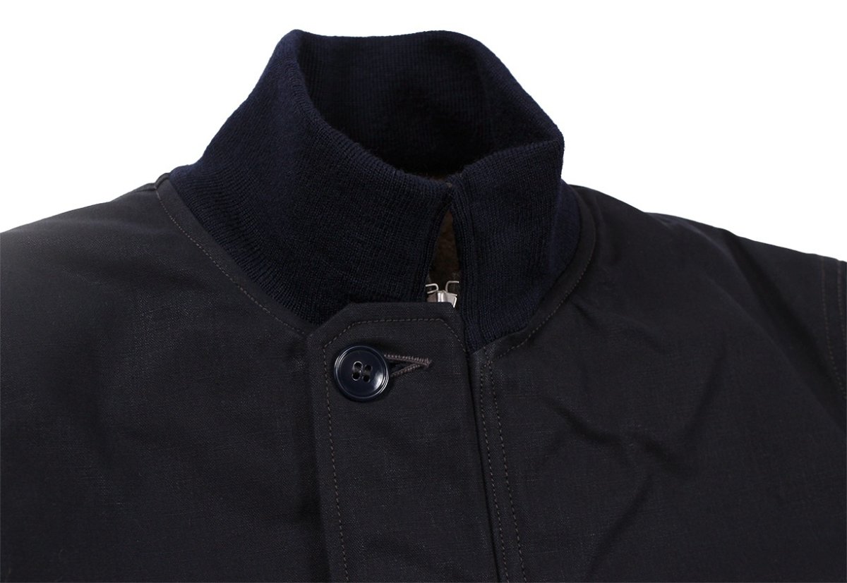 画像12: FREEWHEELERS & CO. ["KNUCKLE BONES" on "AAF 90thBG 400thBSQ" CIVILIAN DECK JACKET #2531004 DARK NAVY size.34,36,38,40,42,44] (12)