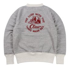画像2: FREEWHEELERS & CO. ["THE LURE WITH THE CLAW" RAGLAN SLEEVE SWEAT SHIRT #2534001 MIX GRAY×OATMEAL size.36,38,40,42,46] (2)