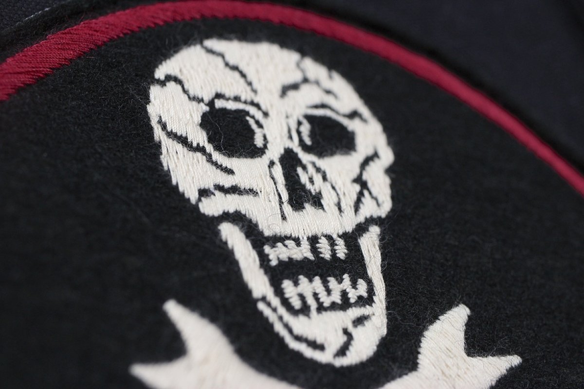 画像7: FREEWHEELERS & CO. ["KNUCKLE BONES" on "AAF 90thBG 400thBSQ" CIVILIAN DECK JACKET #2531004 DARK NAVY size.36,38,40,42,44] (7)