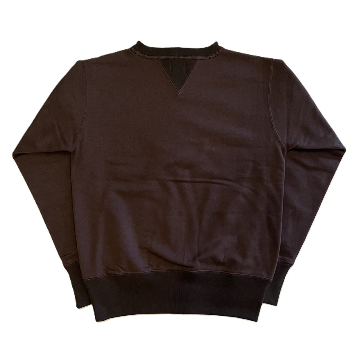 画像2: FREEWHEELERS & CO. ["Devil Dog" DOUBLE V SWEAT SHIRT #2534003 CHARCOAL BLACK×SOOT BLACK size.36,38,40,42,44,46] (2)