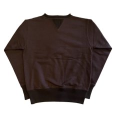 画像2: FREEWHEELERS & CO. ["Devil Dog" DOUBLE V SWEAT SHIRT #2534003 CHARCOAL BLACK×SOOT BLACK size.36,38,40,42,44,46] (2)
