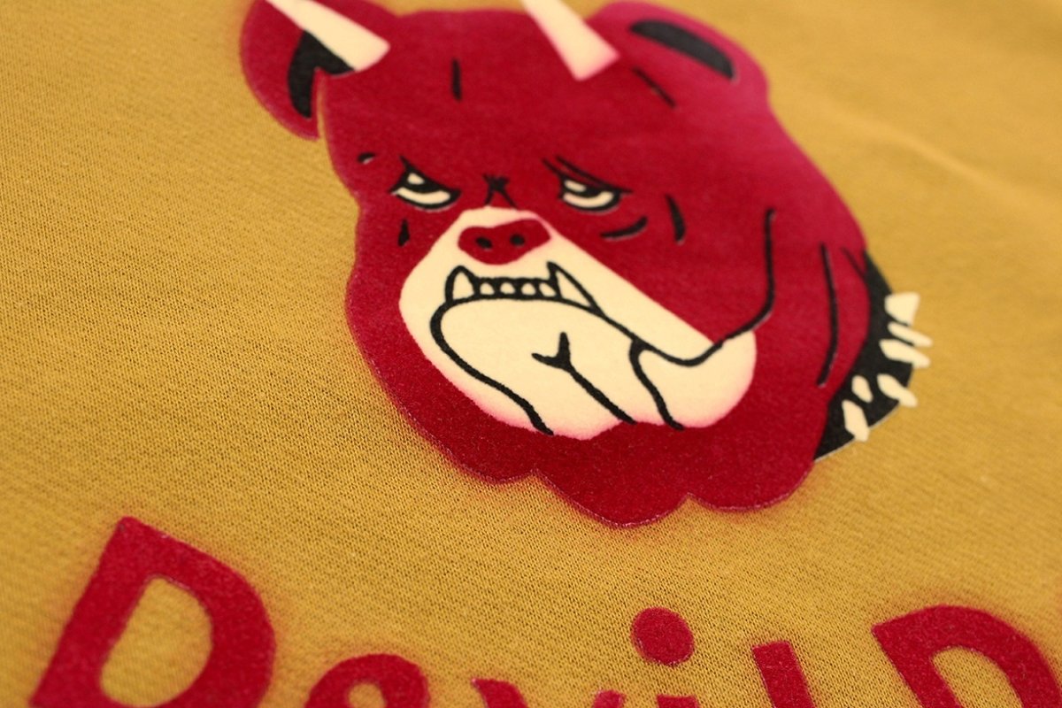 画像6: FREEWHEELERS & CO. ["Devil Dog" DOUBLE V SWEAT SHIRT #2534003 OLD GOLD×DEEP BLUEBERRY size.38,40,42,44,46] (6)