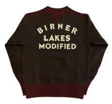 画像2: FREEWHEELERS & CO. ["BIRNER LAKES MODIFIED" ATHLETIC SWEAT SHIRT #2534008 DARK OLIVE DRAB×OLD BROWN size.38,40,42,44,46] (2)