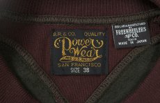 画像4: FREEWHEELERS & CO. ["BIRNER LAKES MODIFIED" ATHLETIC SWEAT SHIRT #2534008 DARK OLIVE DRAB×OLD BROWN size.42] (4)