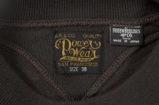 画像4: FREEWHEELERS & CO. ["ATHLETIC SWEAT SHIRT" SPECIAL HEAVY WEIGHT #2534007 JET BLACK size.40] (4)