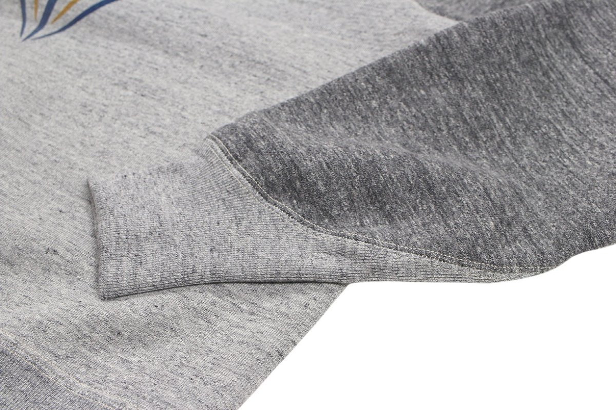 画像11: FREEWHEELERS & CO. ["HARPER HOT IRONS V8" FREEDOM SLEEVE DOUBLE V SWEAT SHIRT #2534006 MIX GRAY×GRAINED CHARCOAL GRAY size.38,42,46] (11)