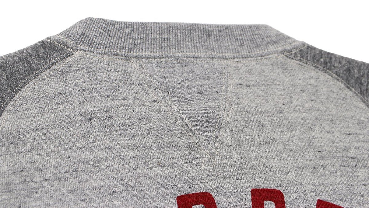 画像10: FREEWHEELERS & CO. ["HARPER HOT IRONS V8" FREEDOM SLEEVE DOUBLE V SWEAT SHIRT #2534006 MIX GRAY×GRAINED CHARCOAL GRAY size.38,42,46] (10)