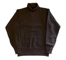 画像1: FREEWHEELERS & CO. ["TURTLE NECK SWEAT SHIRT" SPECIAL HEAVY WEIGHT #2534009 JET BLACK×CHARCOAL BLACK size.38,40,42,44] (1)