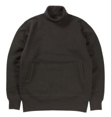 画像1: FREEWHEELERS & CO. ["TURTLE NECK SWEAT SHIRT" SPECIAL HEAVY WEIGHT #2534009 JET BLACK×CHARCOAL BLACK size.38,42,44] (1)