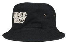 画像4: ’BO’S GLAD RAGS [San Francisco Curios Embroidery Bucket Hat “Fillmore West 1968” Wash-Out Black size.S-M] (4)