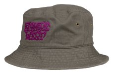 画像4: ’BO’S GLAD RAGS [San Francisco Curios Embroidery Bucket Hat “Fillmore West 1968” Olive Gray size.S-M,L-XL] (4)
