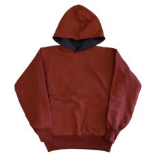 画像1: FREEWHEELERS & CO. ["DOUBLE FACE ATHLETIC HOODED SWEAT SHIRT" SPECIAL H/W×M/W #2534012 DARK CRIMSON×OLD NAVY size.38,40,42,44] (1)