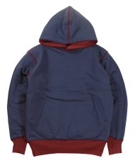 画像3: FREEWHEELERS & CO. ["DOUBLE FACE ATHLETIC HOODED SWEAT SHIRT" SPECIAL H/W×M/W #2534012 DARK CRIMSON×OLD NAVY size.38,40,42,44] (3)
