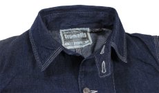 画像4: FREEWHEELERS & CO. ["Lot 100 DENIM JACKET" THE IRONALL FACTORIES CO. #2611001 10oz INDIGO DENIM size.34] (4)