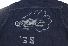 画像7: FREEWHEELERS & CO. [HOTRODDER CUSTOM "V8 ROADSTER" Birner MECHANIC SHIRT #2623003 8.5oz INDIGO DENIM size.14,15,16,17] (7)