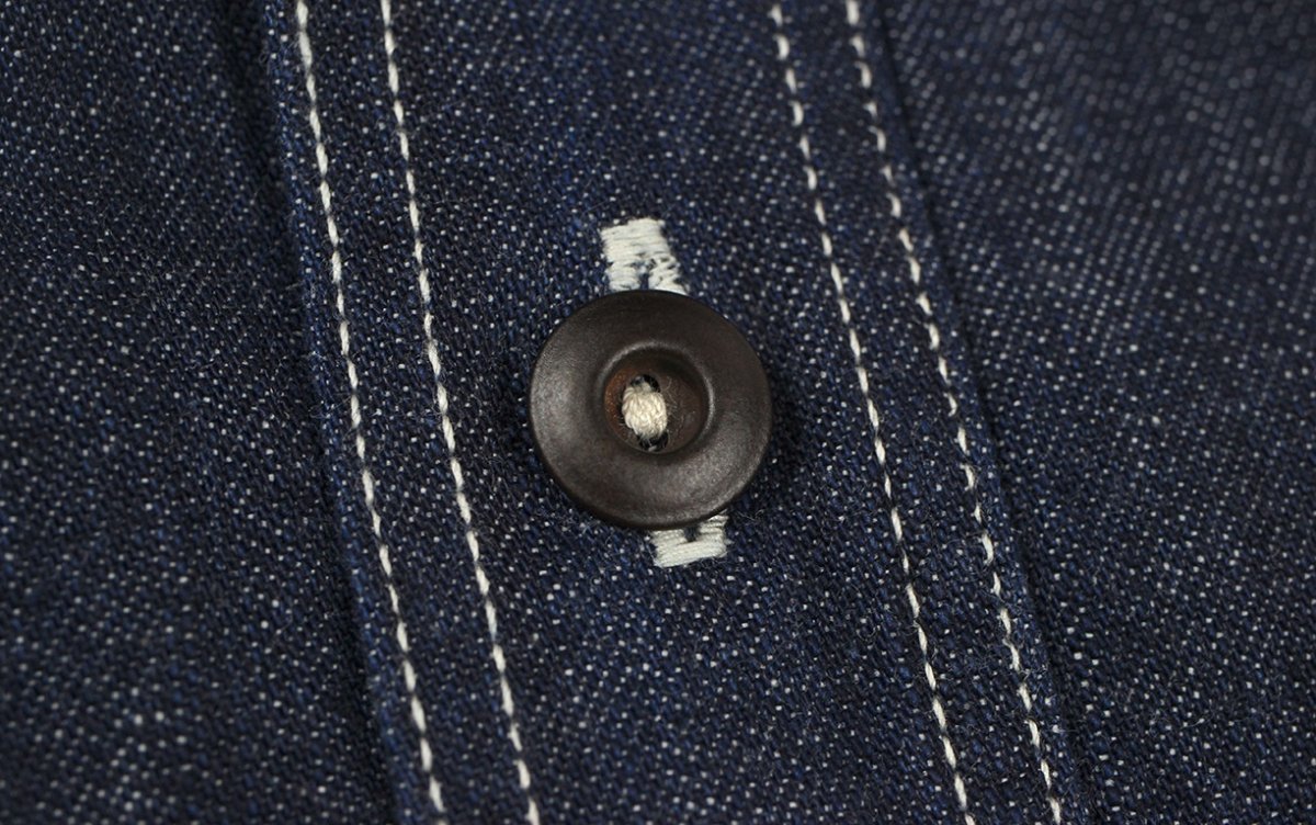 画像12: FREEWHEELERS & CO. [HOTRODDER CUSTOM "V8 ROADSTER" Birner MECHANIC SHIRT #2623003 8.5oz INDIGO DENIM size.14,15,16,17] (12)