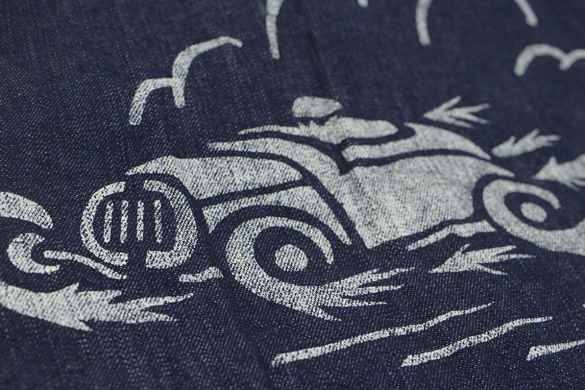 画像8: FREEWHEELERS & CO. [HOTRODDER CUSTOM "V8 ROADSTER" Birner MECHANIC SHIRT #2623003 8.5oz INDIGO DENIM size.14,15,16,17] (8)