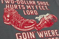 画像8: ’BO’S GLAD RAGS [100% Cotton Tee “Blowin’ Down This Old Dusty Road” by Woody Guthrie Fade Black size.M] (8)