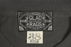 画像4: ’BO’S GLAD RAGS [100% Cotton Tee “Blowin’ Down This Old Dusty Road” by Woody Guthrie Fade Black size.M] (4)