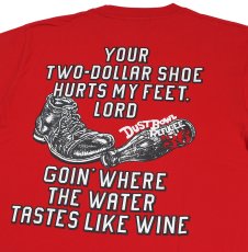 画像7: ’BO’S GLAD RAGS [100% Cotton Tee “Blowin’ Down This Old Dusty Road” by Woody Guthrie Scarlet size.M,L,XL] (7)