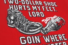 画像8: ’BO’S GLAD RAGS [100% Cotton Tee “Blowin’ Down This Old Dusty Road” by Woody Guthrie Scarlet size.M,L,XL] (8)