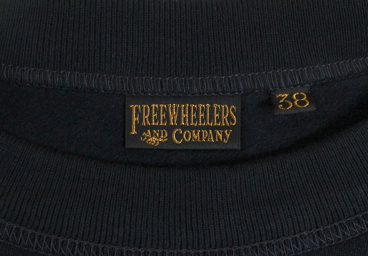 画像4: FREEWHEELERS & CO.＜Visions of the Great American Legends＞["BEAT GOES ON" SET-IN SLEEVE SWEAT SHIRT #2634002 JET NAVY size.36,38,40,42,44,46] (4)
