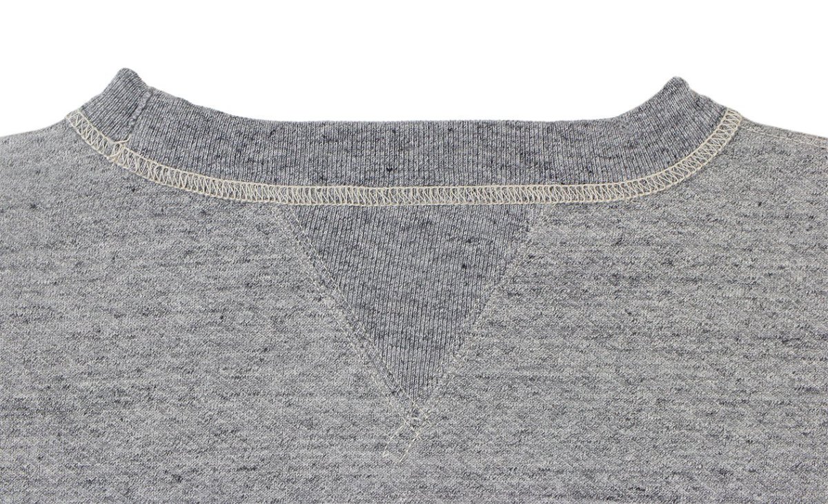 画像6: FREEWHEELERS & CO.＜Visions of the Great American Legends＞["BOUND FOR GLORY" DOUBLE V SET-IN SLEEVE SWEAT SHIRT #2634001 MIX GRAY size.36,38,40,42,46] (6)