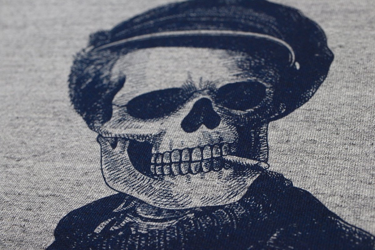 画像8: FREEWHEELERS & CO.＜Visions of the Great American Legends＞["BOUND FOR GLORY" DOUBLE V SET-IN SLEEVE SWEAT SHIRT #2634001 MIX GRAY size.36,38,40,42,46] (8)