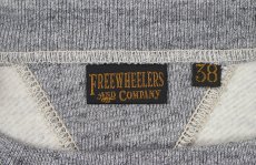 画像4: FREEWHEELERS & CO.＜Visions of the Great American Legends＞["BOUND FOR GLORY" DOUBLE V SET-IN SLEEVE SWEAT SHIRT #2634001 MIX GRAY size.36,38,40,42,46] (4)