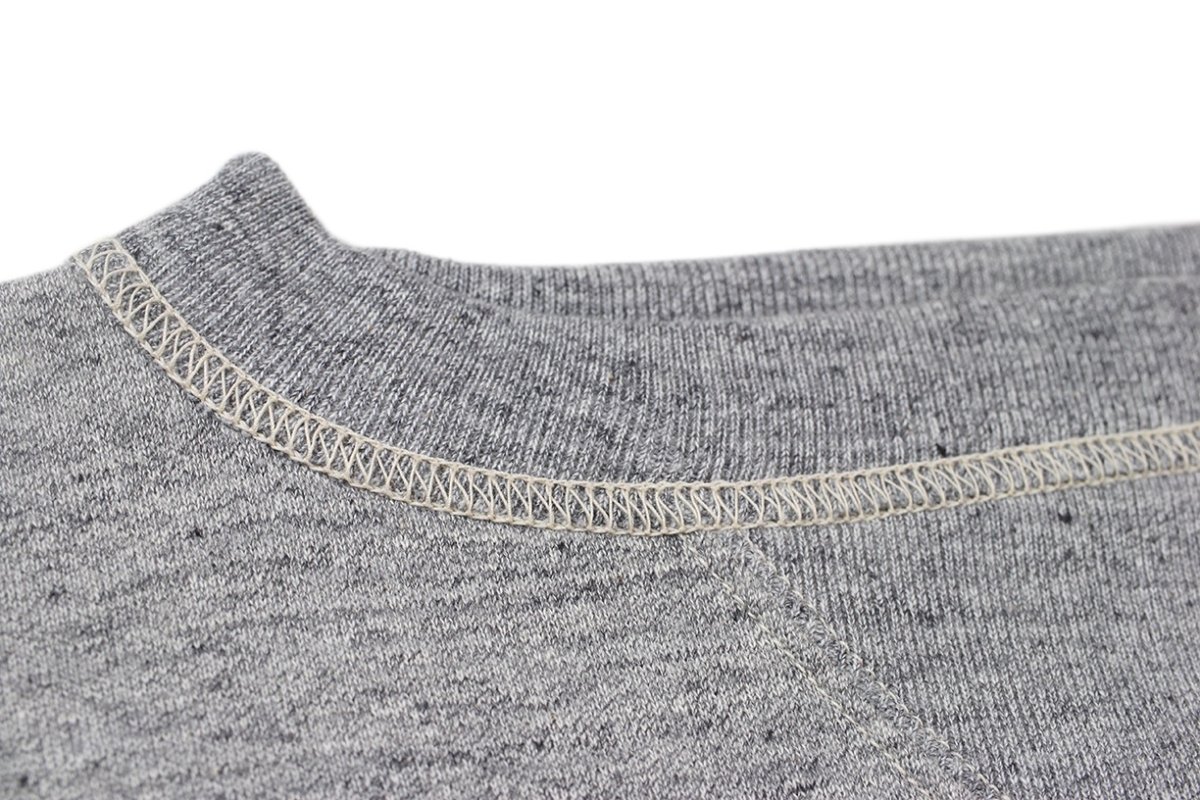 画像5: FREEWHEELERS & CO.＜Visions of the Great American Legends＞["BOUND FOR GLORY" DOUBLE V SET-IN SLEEVE SWEAT SHIRT #2634001 MIX GRAY size.36,38,40,42,46] (5)