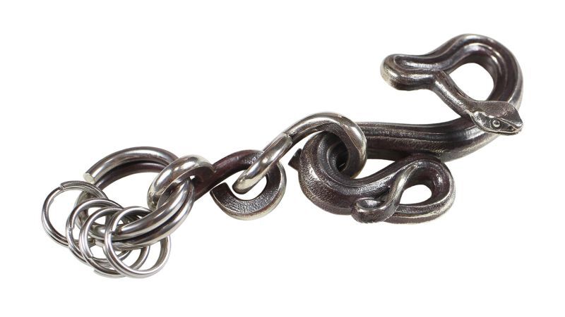 LYNCH SILVERSMITH "VENOM HOOK KEY CHAIN" LNC+×2+